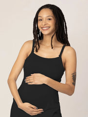 Kindred Bravely Bamboo Lounge Around Nursing Tank | Black
