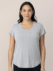 Kindred Bravely Everyday Maternity & Nursing T-shirt | Grey Heather