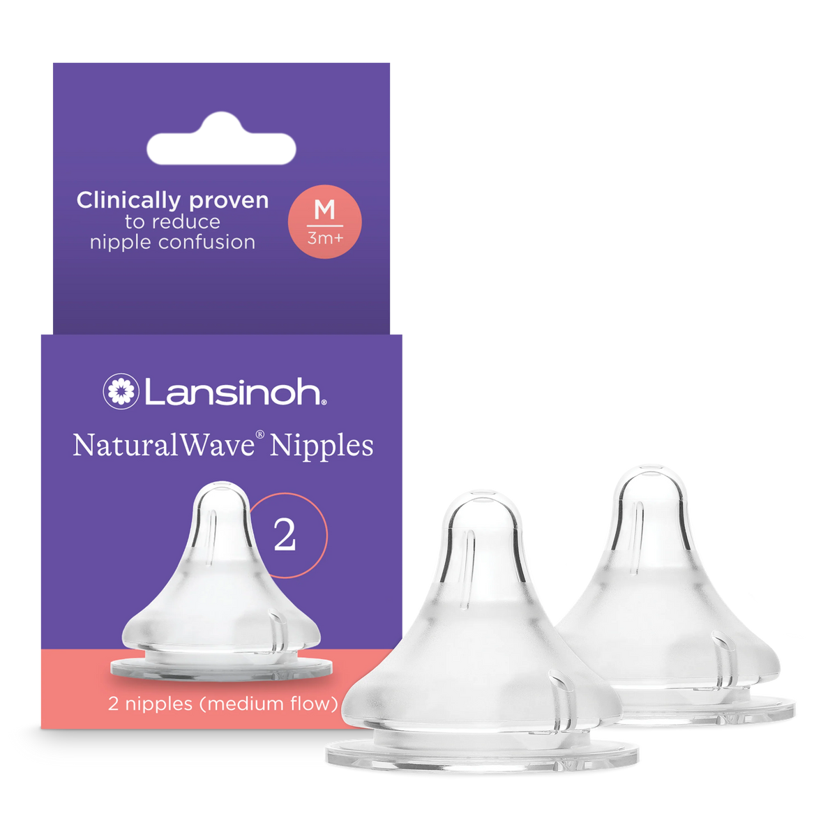NaturalWave® Nipples - 2 count